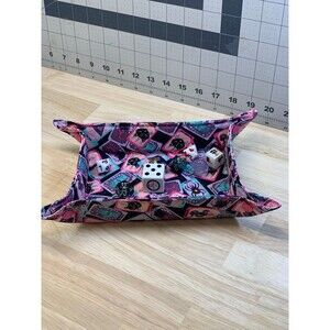 Snap-Up Dice Tray – Foldable Fabric Tray for TTRPGs - Tarot